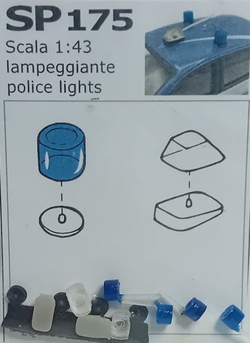 Accessori lampeggianti da - 1/43,