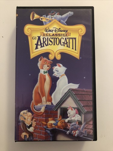 Vhs gli aristogatti - aristogatti, (1970)