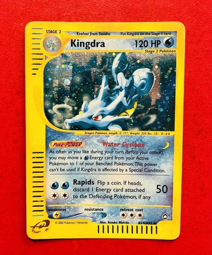 Lotto carte pokémon - carte, kingdra