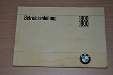 BMW 1800 1800 automatic BA Bedienungsanleitung Betriebsanleitung 