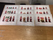 9 Tovagliette Coca Cola Nuove