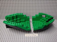 Lego vintage nave pirata verde