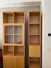 mobile soggiorno usato h 218 uno L 72 con vetrinetta uno L 37 con due cassetti  