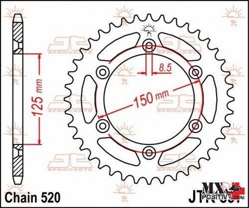 Corona acciaio ktm 250 exc - acciaio,