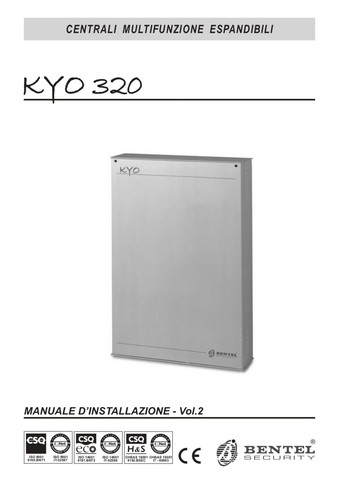 Manuale installazione centrale