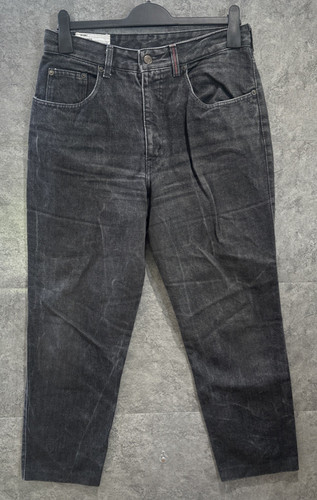 Jeans uomo nero invecchiato