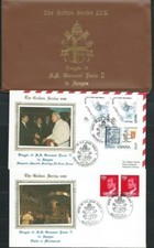 SPAIN  1982 VISITA DEL PAPA JUAN PABLO II A ESPAÑA, THE GOLDEN SERIES 23K