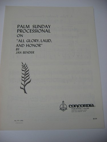 Jan bender palm - palm, sunday