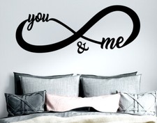 Adesivi murali frasi you me - murali,