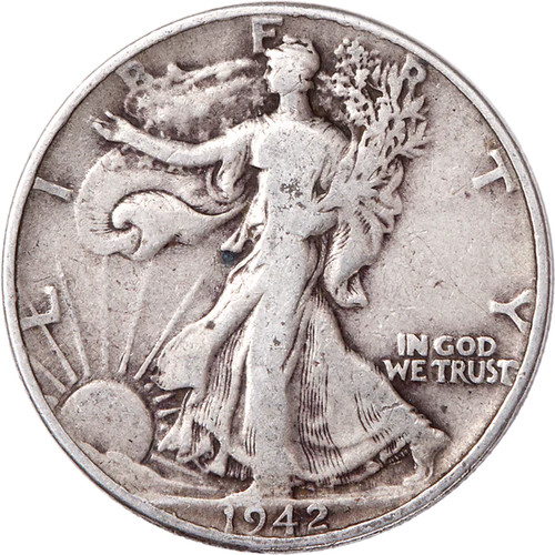 Mezzo dollaro 1942 walking - mezzo,