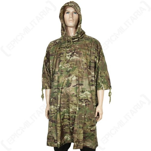 Poncho multitarn mimetico - poncho,