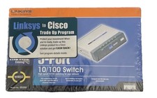 CISCO Linksys SD205 Switch di rete 5 porte 10/100 con alimentatore. Nuovo e sigillato