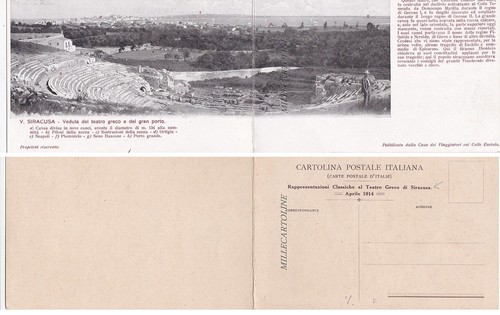 Siracusa veduta del teatro - del,