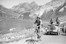 Poster Locandina Manifesto Ciclismo Vintage Bicicletta Fausto Coppi Tour de Fran