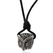 Collana in seta cerata nera