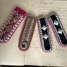 Lotto Di 4 Spalline Ww2 Tedesche SS Pompieri Polizia Originali 