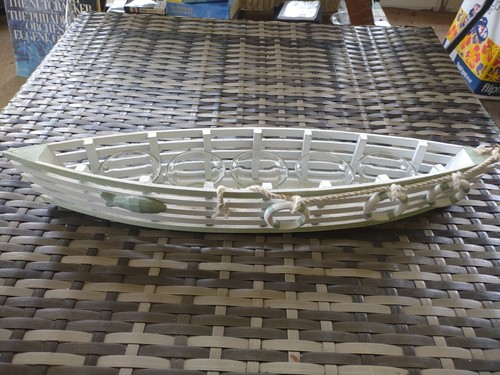Portacandele canoa barca