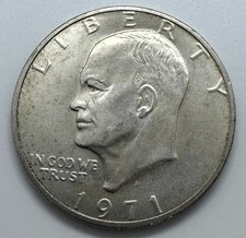 America - Stati Uniti - 1 One Dollar Dollaro 1971 Silver Ag.