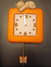 Orologio da parete con gatto