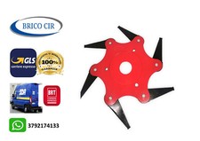DISCO PER DECESPUGLIATORE A 6 PUNTE TESTINA RICAMBIO TAGLIAERBA BRICOLAGE