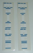 COPPIA ADESIVI LOGHI FORCELLA MALANCA 125 150 OB ONE AD770185