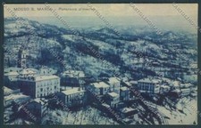 Biella Mosso Santa Maria Nevicata cartolina ZT5734