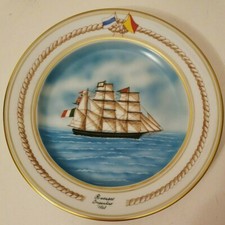"ROSASCO BRIGANTINO 1868"- serie I VELIERI DI CAMOGLI " ISSEL-PORCELLANA LIMOGES
