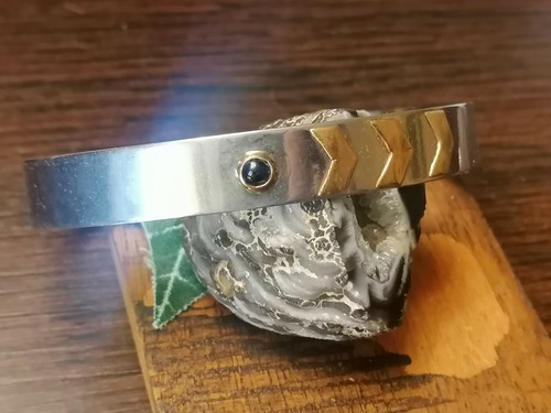 Bracciale con inserti 18kt - 18kt, e