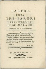 Rare bologna imprint parere - imprint:,