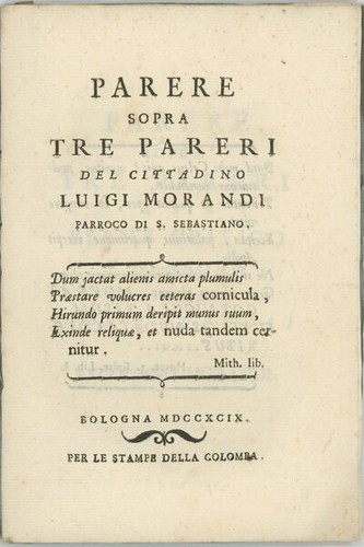 Rare bologna imprint parere - rare,