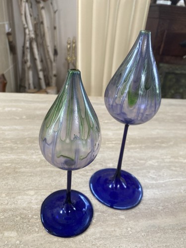 Vintage vetro soffiato mano - vintage,