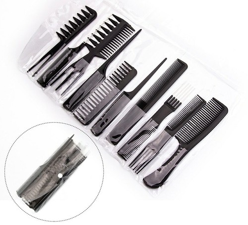 Set pettini parrucchiere - 10,