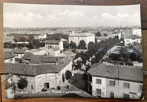 1955 limbiate piazza con - limbiate,