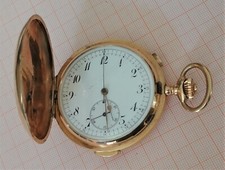 OROLOGIO TASCA 1910 CRONOGRAFO ORO 18 kt RIPETIZIONE SUONERIA