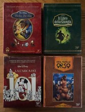 DISNEY 4 cofanetti dvd+libro