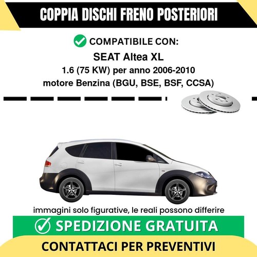 Coppia dischi freno - coppia, posteriori