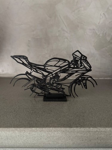 Moto stilizzata stampata 3d - stilizzata,