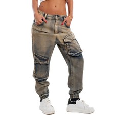 Jeans Donna Cavallo Basso Harem Slavati Invecchiati Casual TOOCOOL RM2307B