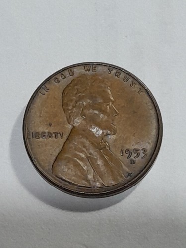 One cent 1953 d - one,
