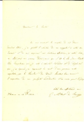 1822 firenze lettera carlo - 1822,