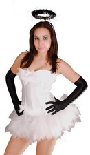 costume angelo nero + aureola
