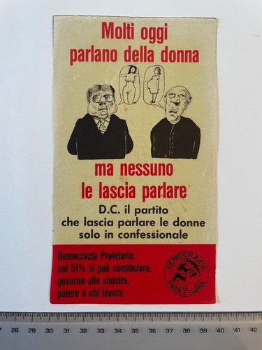 Democrazia proletaria adesivo - proletaria,