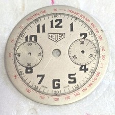 HEUER Quadrante Cronografo Landeron 30,50mm Chronograph Dial Vintage