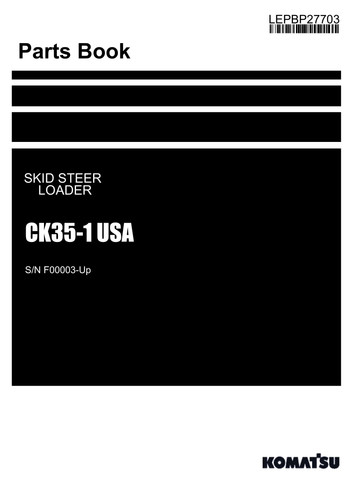 Komatsu ck35 usa skid steer - usa,
