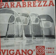 DEPLIANT PUBBLICITARIO PARABREZZA VIGANO' 1962-1963 motociclismo moto epoca