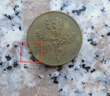 20 LIRE DELLA REPUBBLICA ITALIANA DEL 1958 CON DIFETTO DI CONIO -