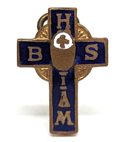 Vtg bhsm crucifix 1930 - vtg,