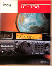 iCom IC-738 Ricetrasmettitore RF 4 pg. Brochure Rivenditore *Originale*