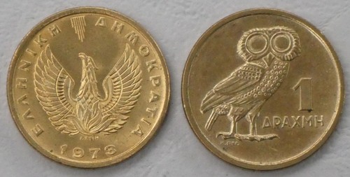 Grecia drachme moneta - grecia,