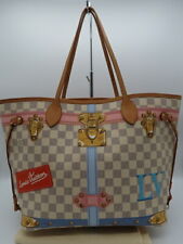 Louis Vuitton N41065 Neverfull MM 2018 borsa bauletto estivo damier azzurro
